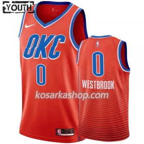 Dres Oklahoma City Thunder Russell Westbrook 0 Nike 2019-20 Statement Edition Swingman - Dječji